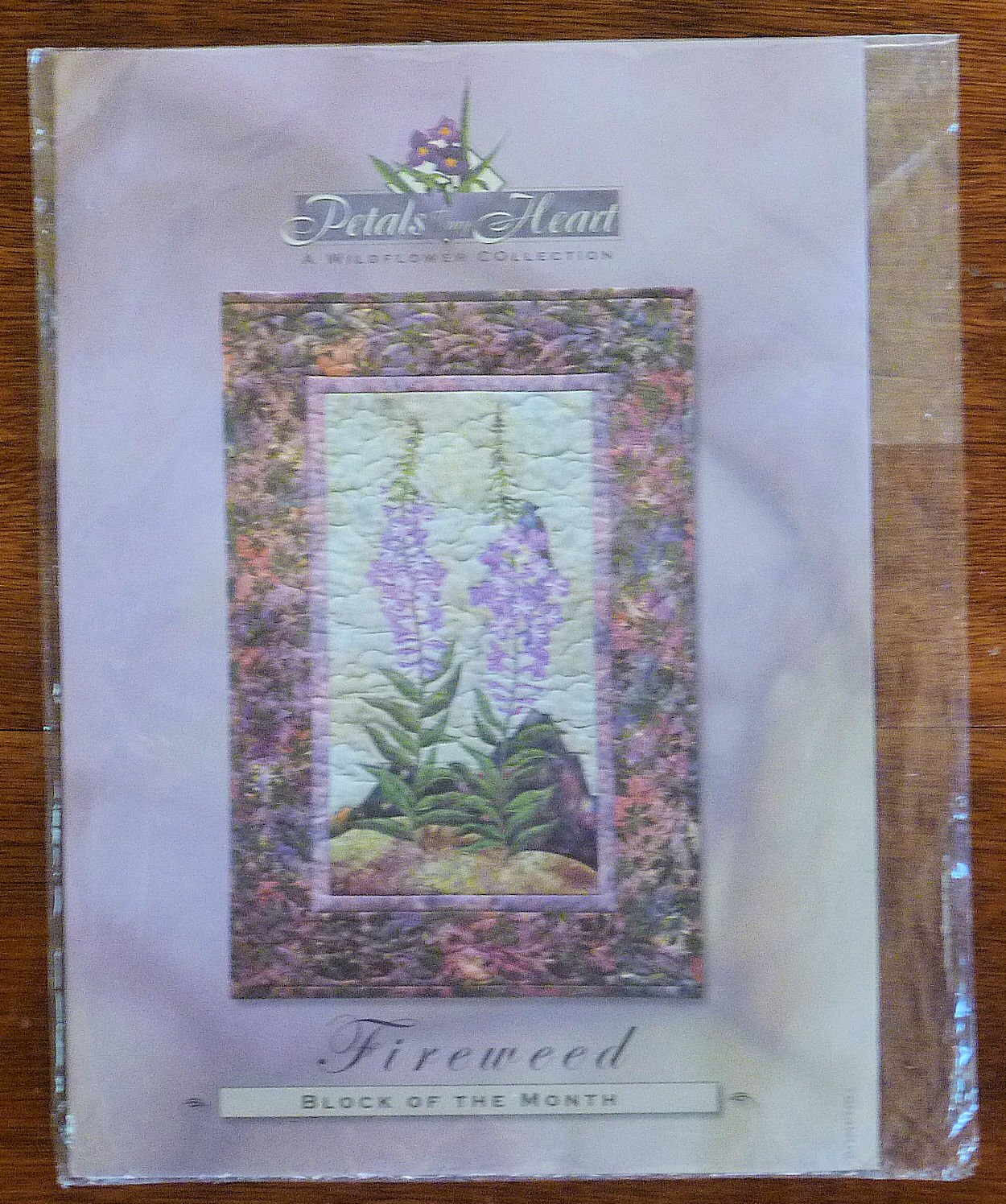 Petals of my Heart FIREWEED Quilt Pattern McKenna Ryan Retired BLOCK ! HTF