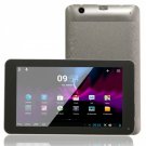 7" Capacitive Touch Screen  Dual-Core Android 4.2 4GB Tablet PC with Dual Camera Black & Gray