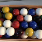 60 vintage chinese checkers marbles
