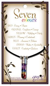 Chakra 7 Colours Pendant for Tuning the Body's Energy