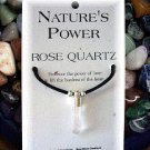 Rose Quartz Pendant for Lifting the Burdens of the Heart
