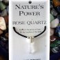 Rose Quartz Pendant for Lifting the Burdens of the Heart
