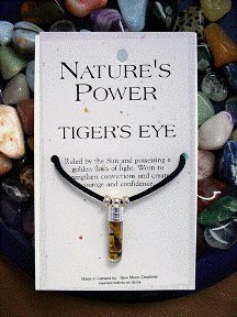 Tiger's Eye Pendant for Courage and Confidence