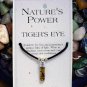 Tiger's Eye Pendant for Courage and Confidence