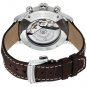 Baume and Mercier Capeland Black Dial Brown Leather Mens Watch
