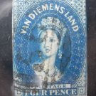 1855 Tasmania Scott# 6