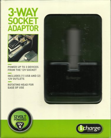 3-way socket DC adaptor