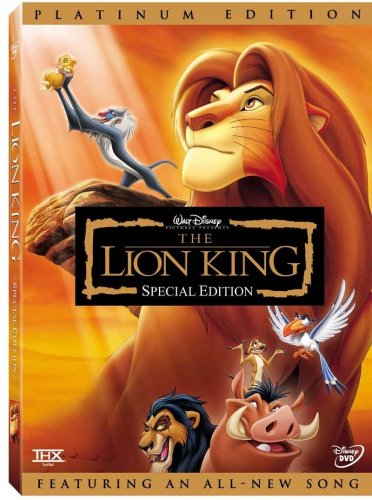 The Lion King (DVD, 2003, 2-Disc Set, Platinum Edition