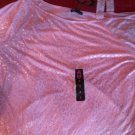 Torrid top~ Plus 2 18W ~ pink shimmering animal print, 1 lace strap off shoulder