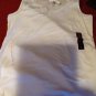 Torrid Twisted Tees tank ~ Plus 3X ~ long white tank with lace neckline