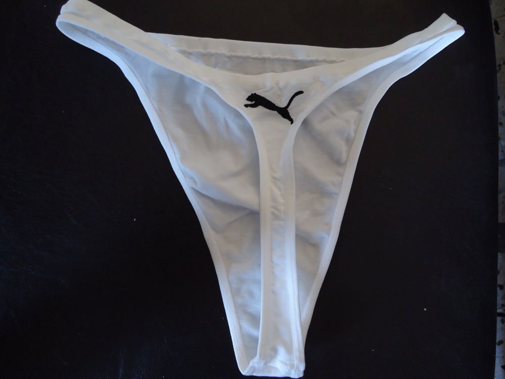 New PUMA Bodywear Women Thong Panties Underwear Large ...