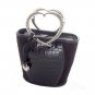 Suede Bucket Tote (Black)