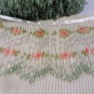 Gorgeous Beaded Fringe Trim 6" Lt.Green/Blue/ Pink,/Red/Clear Acrylic/Glass