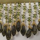 Very Beautiful Beaded Fringe Trim 2 1/2" Dark Olive Green