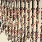 Beautiful Beaded Fringes Trim 5 1/2" Purple,Gray,Black,Clear white-Acrylic/Glass