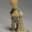 Boy's Prayer with Boat by Karen Hahn Enesco Foundations figurine 2003