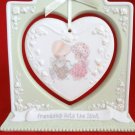 1997 PRECIOUS MOMENTS PLAQUE FRIENDSHIP HITS THE SPOT
