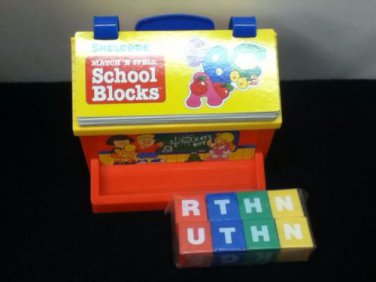 Shelcore Match-n-Spell School Blocks