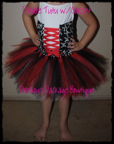 Pirate Tutu w/Corset!!