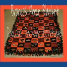Denver Broncos Fleece Tie Blanket