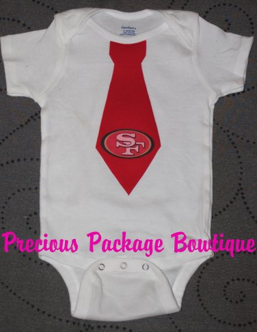 49ers Tie Onsie