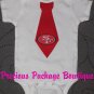 49ers Tie Onsie