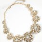 KATE SPADE NEW YORK Putting on the Ritz Crystal Cluster Bridal Statement Necklace