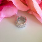 Filigree Crest Eternity Ring