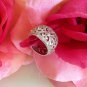 Filigree Crest Eternity Ring
