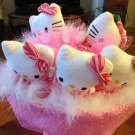 Five Cute Hello Kitty Bouquet, Pink Hello Kitty Bouquet, Best Best Gift for any Occasions