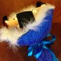 Three Blue Dr. Bear Bouquet, Best Gift for graduation