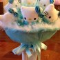 Five Blue Cute Kitty Bouquet, Best gift for Any Occation