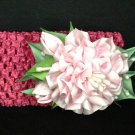 Fanzashi Flower Headband, Ribbon Flower Headband