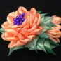 Tsumami Kanzashi Flower, Ribbon Flower Clip