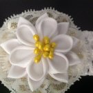 Kanzashi Flower Headband, Ribbon Flower Headband, Girls Flower Headband
