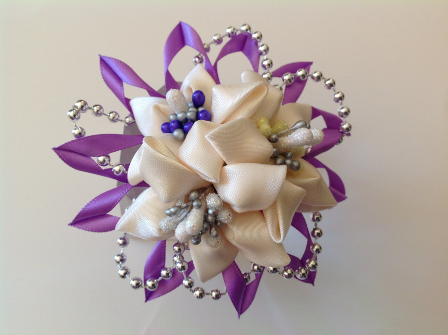 Kanzashi Flower Headband Tsumami Kanzashi Ribbon Flower Headband Girls Flower Headband