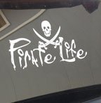 Pirate Life Window Sticker