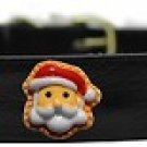 Chipper Santa Face Dog Collar Black Size 12