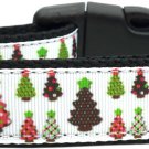 Christmas Trees Nylon collar