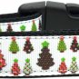 Christmas Trees Nylon collar