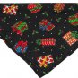 Bandana Black Presents Christmas