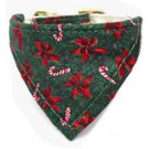 Candy Cane bandana collar Green