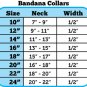 Candy Cane bandana collar Green