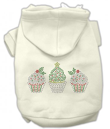 Hoodie Cupcake Chrismas White