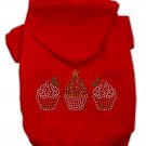 Hoodie Cupcake Chrismas Red