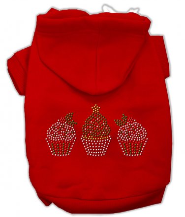 Hoodie Cupcake Chrismas Red