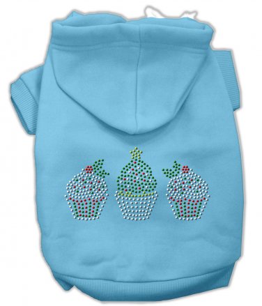 Hoodie Cupcake Chrismas Blue