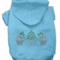 Hoodie Cupcake Chrismas Blue