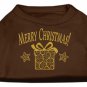 Dog Shirt Brawn Present Chrismas