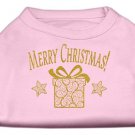 Dog Shirt Pink Present Chrismas